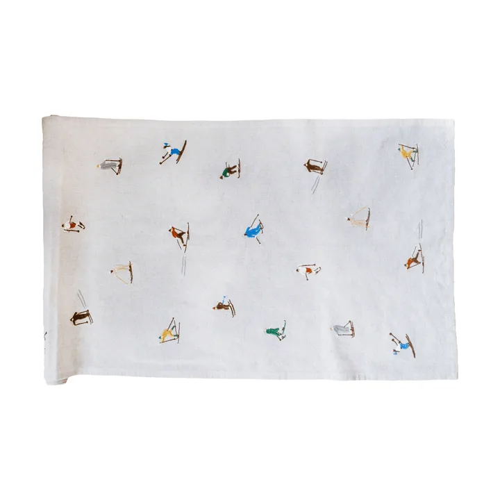 Skiers 테이블 러너 - Natural, 45x150 cm - Fine Little Day | 파인리틀데이
