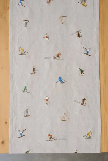 Skiers 테이블 러너 - Natural, 45x150 cm - Fine Little Day | 파인리틀데이