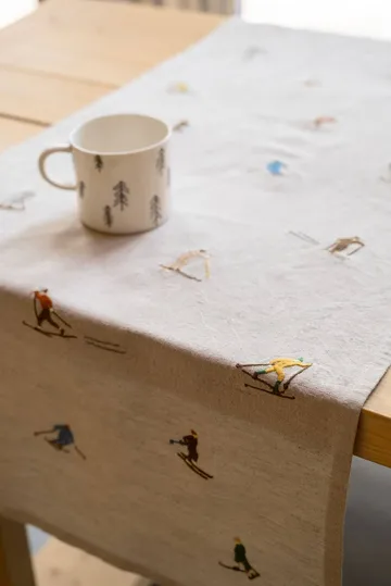Skiers 테이블 러너 - Natural, 45x150 cm - Fine Little Day | 파인리틀데이