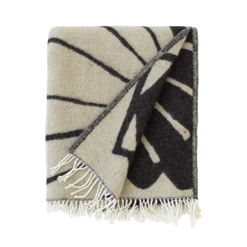 Snäcka 스로우 130x190 cm - Coal-Beige - Fine Little Day | 파인리틀데이