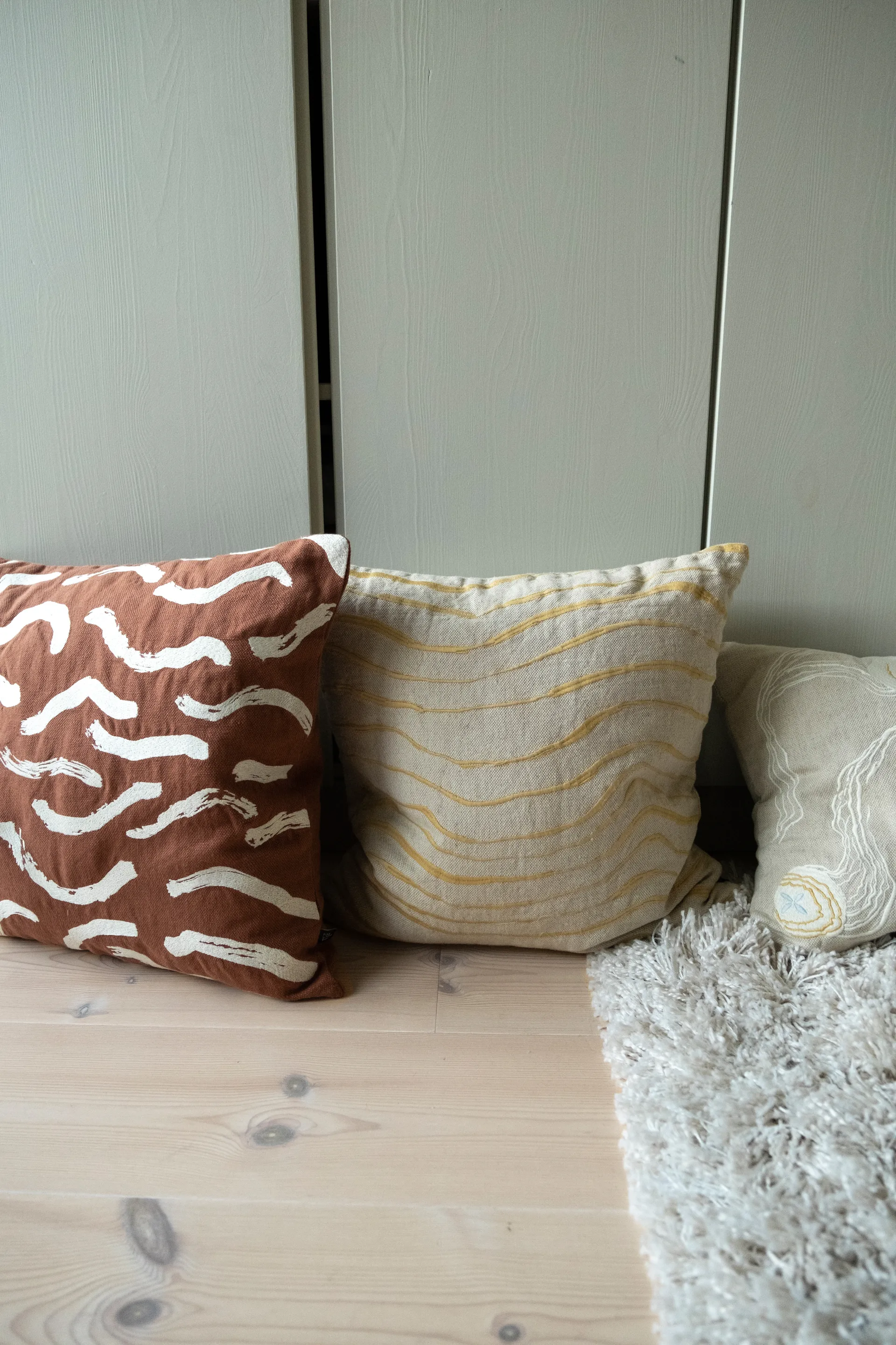 Våg 베개커버 48x48 cm, Yellow Fine Little Day | 파인리틀데이