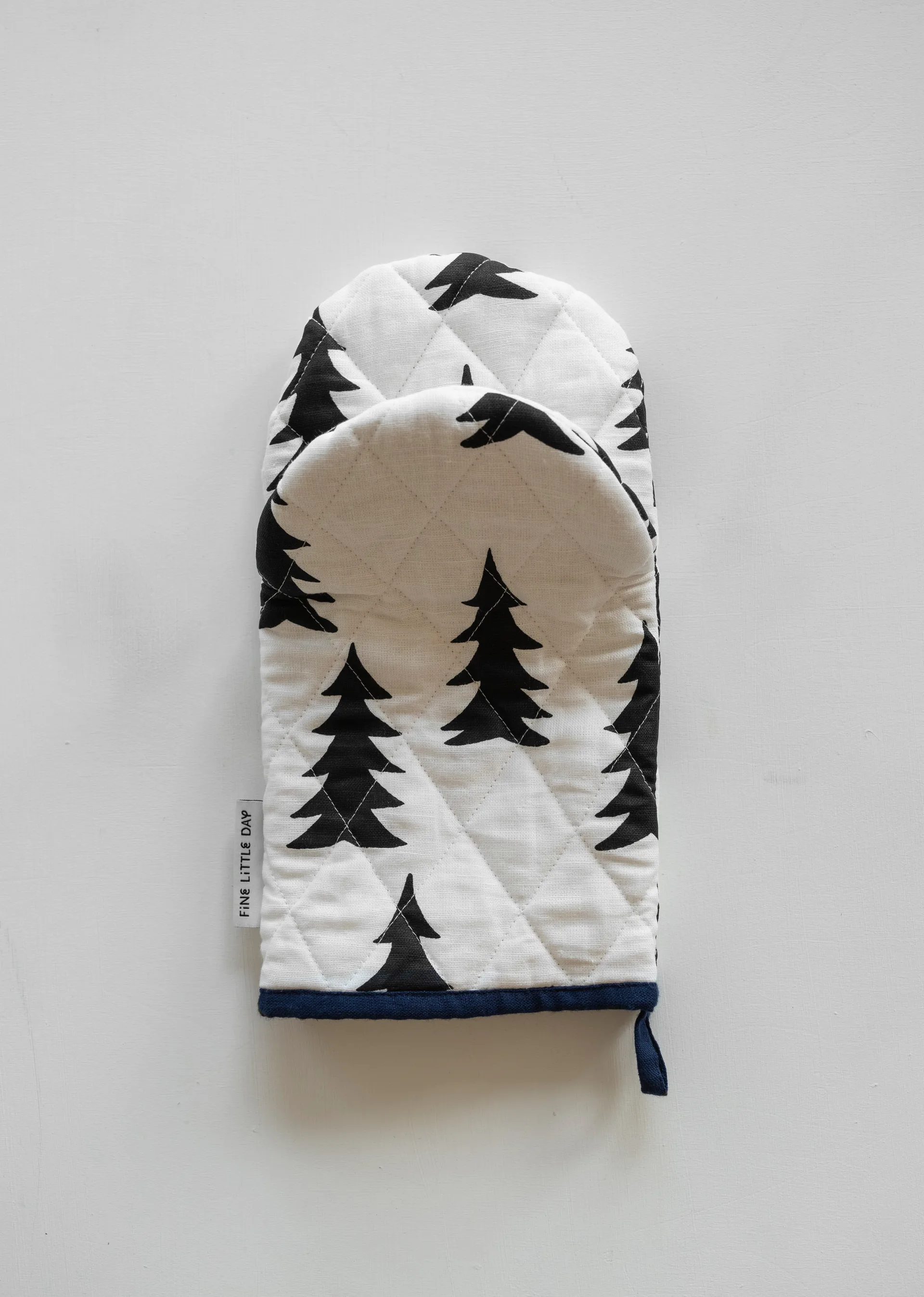 그랜 퀼티드 오븐 장갑, White-black Fine Little Day | 파인리틀데이