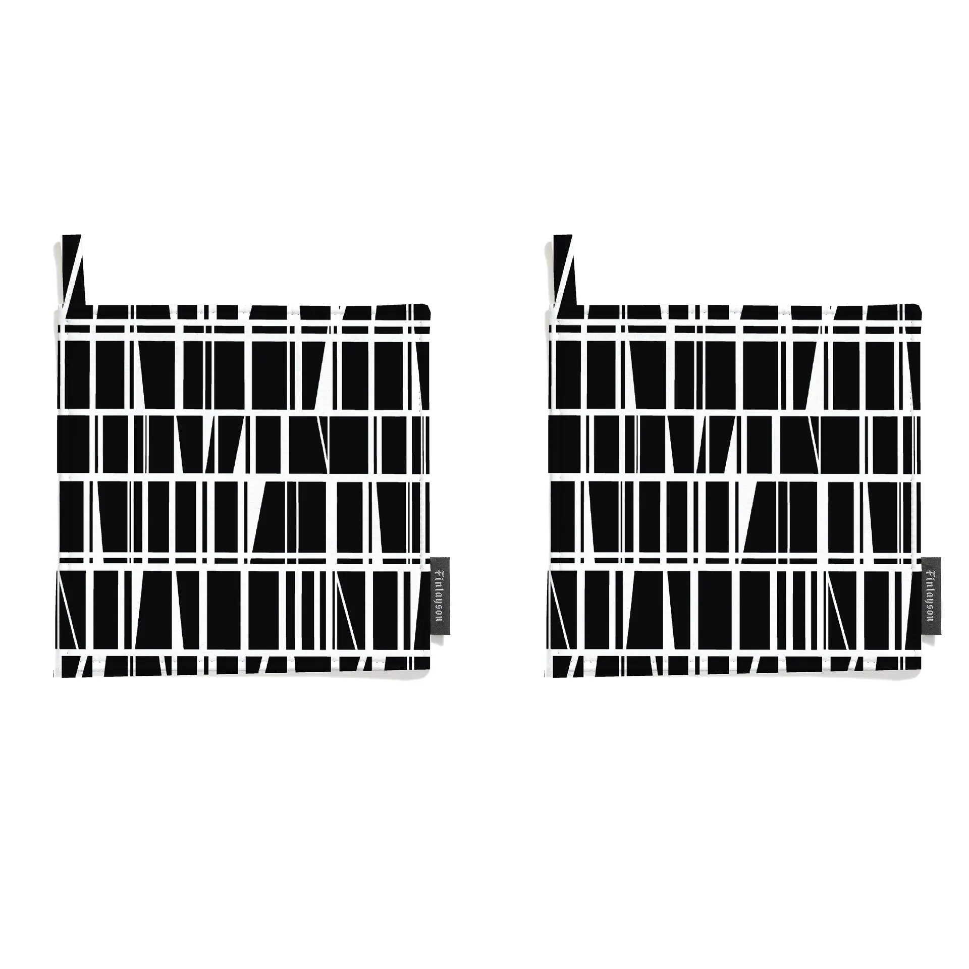 코로나 오븐 장갑 2개 세트, Black - White Finlayson | 핀레이슨