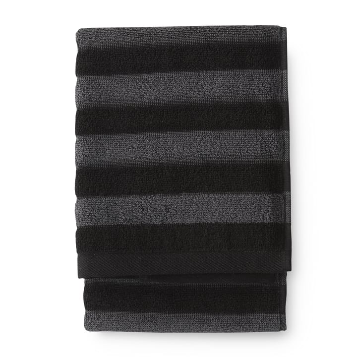 Reiluraita towel 50x70 cm - grey-black - Finlayson | 핀레이슨