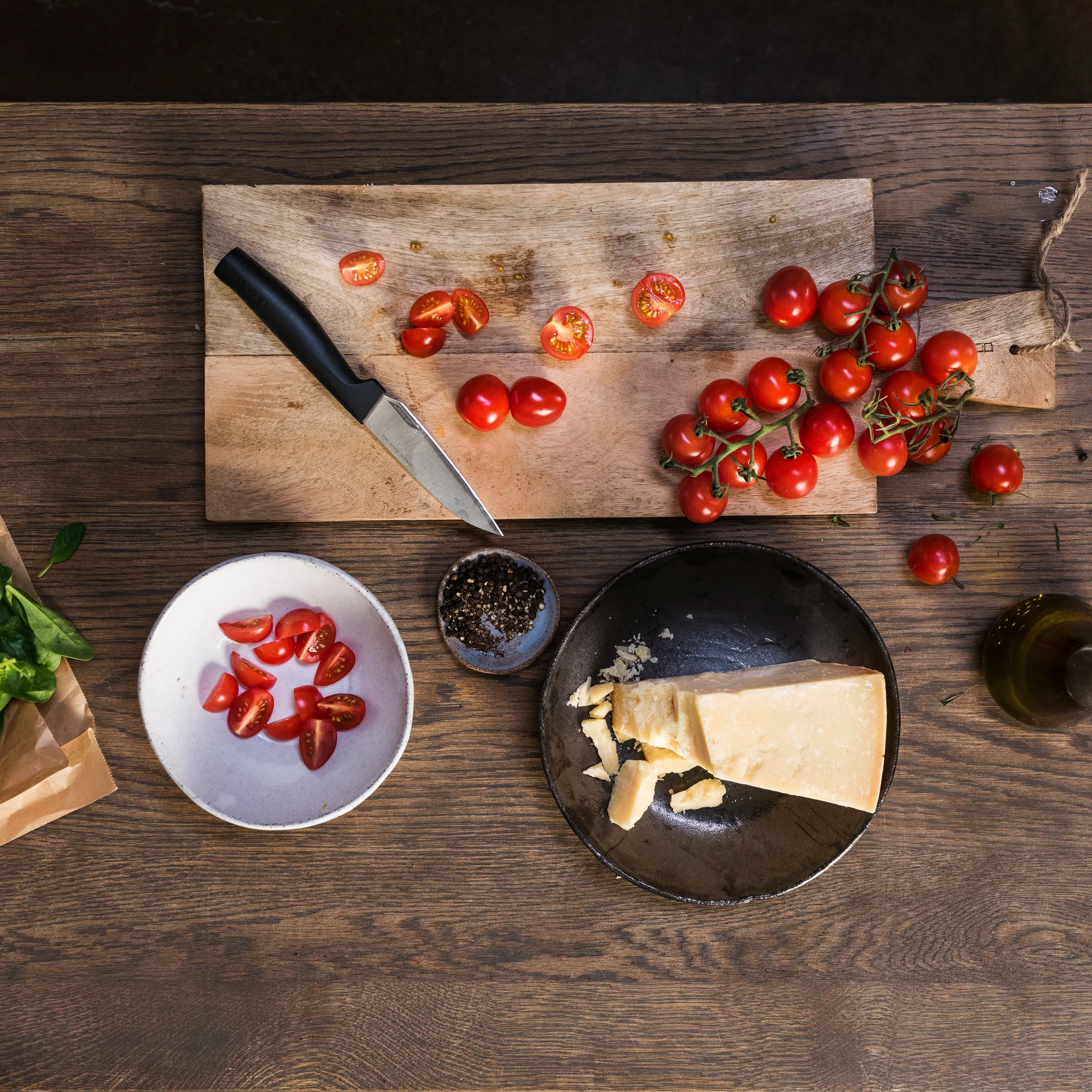 하드 엣지 나이프 세트 셰프 나이프 & 야채 나이프, 2 pieces Fiskars | 피스카스