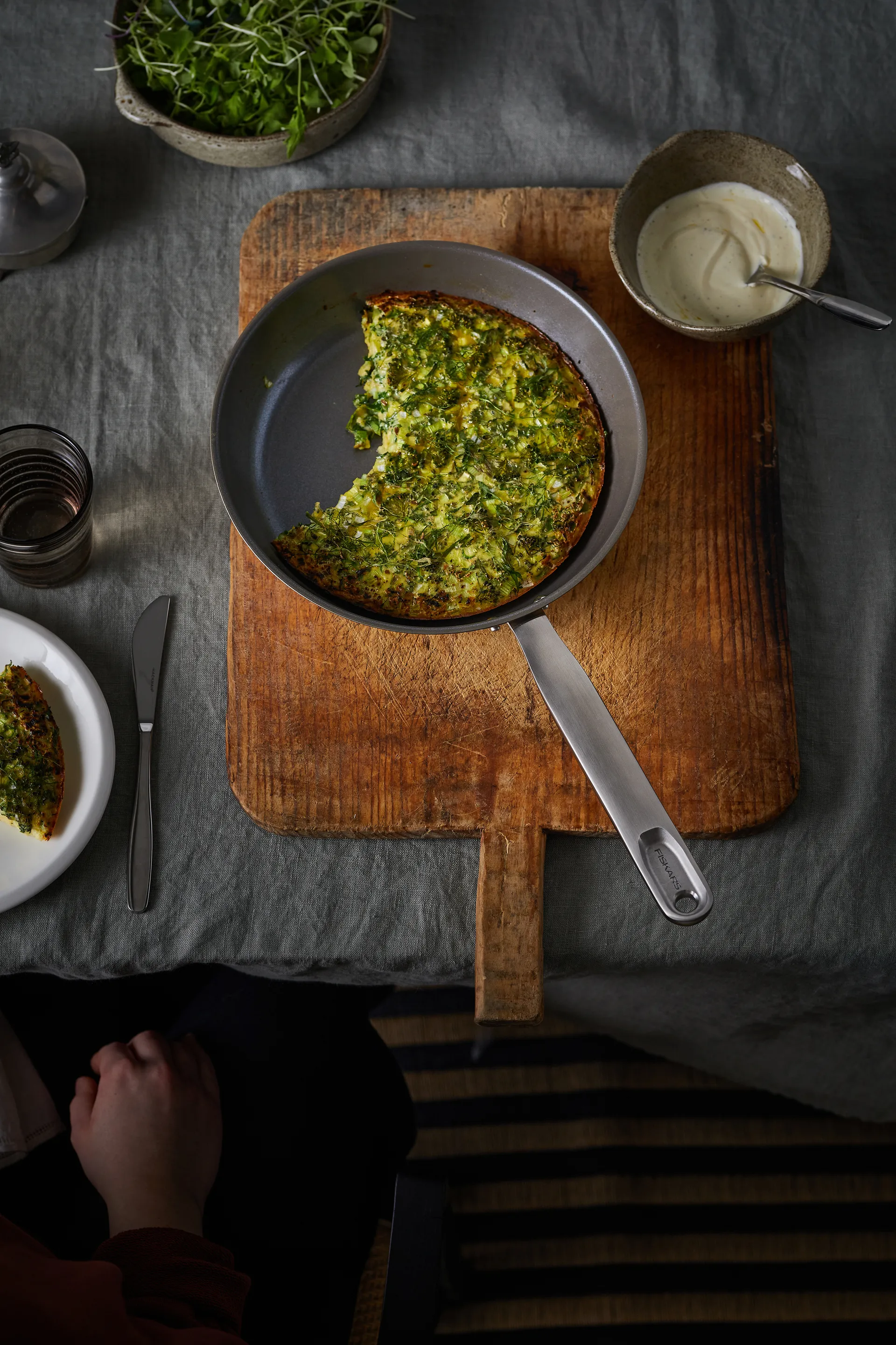 올 스틸 프라이팬, Ø24 cm Fiskars | 피스카스