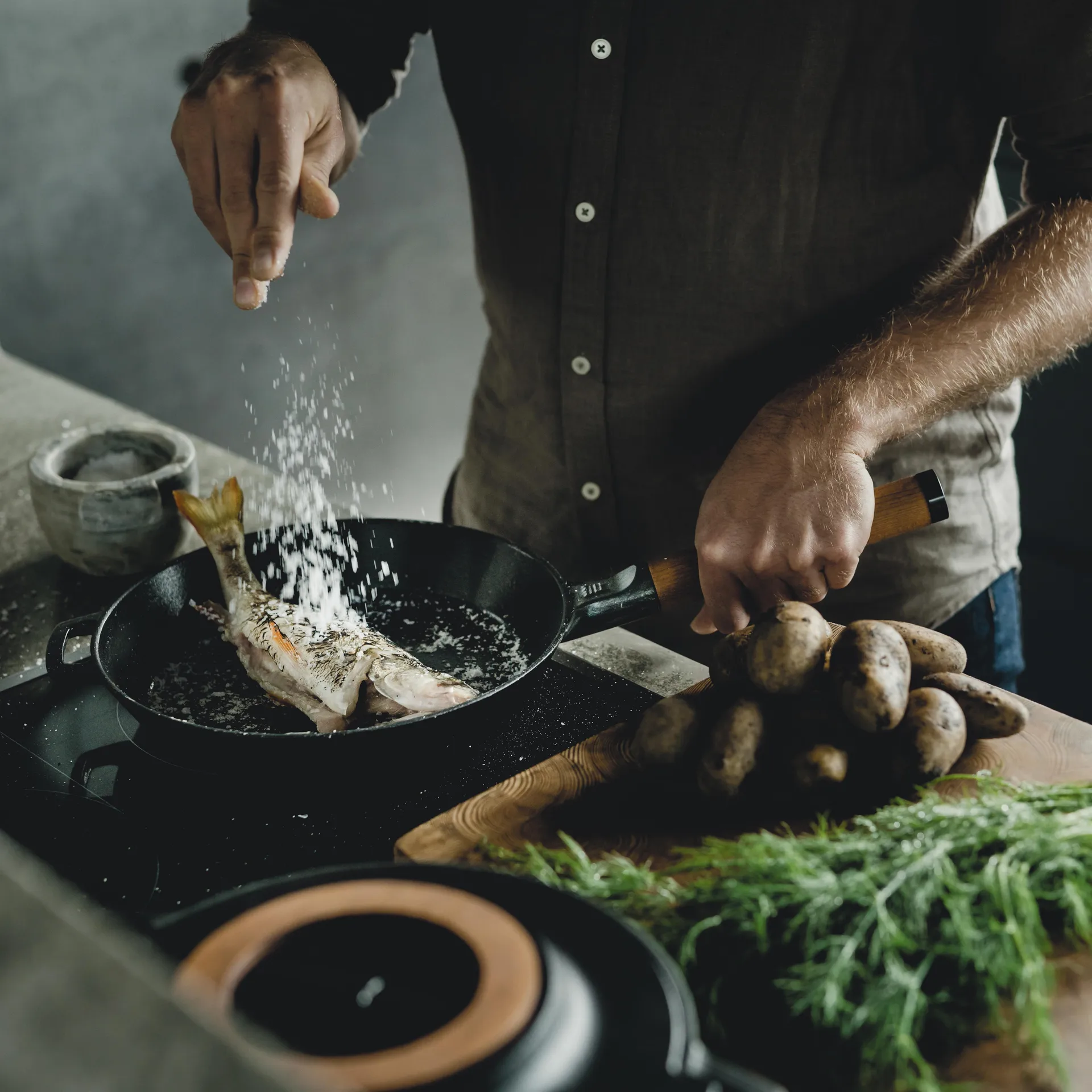 노르덴 주물 프라이팬, 26 cm Fiskars | 피스카스