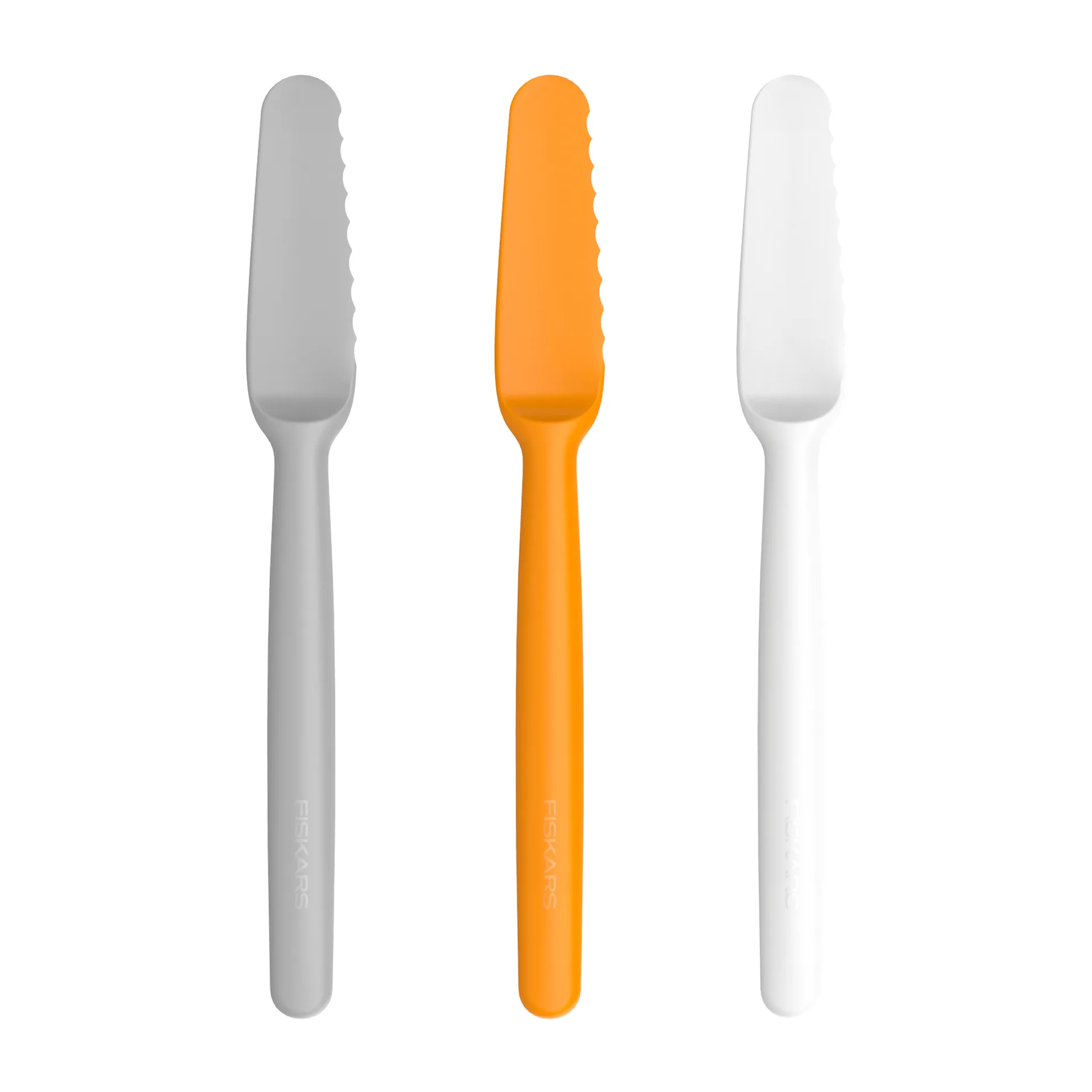 펑셔널 폼 버터 나이프 3개 세트, grey-orange-white Fiskars | 피스카스