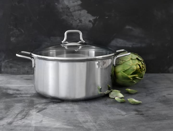 피스카스 냄비 & 소스펜 세트 & 글래스 덮개 3 피스, Stainless steel Fiskars | 피스카스