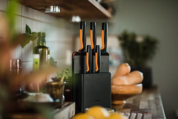 펑셔널 폼 플라스틱 나이프 블록 & 5 나이프 - 6 pieces - Fiskars | 피스카스