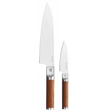 Norden 셰프 나이프 + 채소칼 나이프 세트 2개 구성 - Stainless steel-birch - Fiskars | 피스카스
