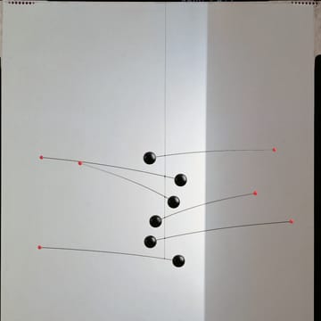 퓨츄라 모빌 - black-red - Flensted Mobiles | 플랜스테드 모빌