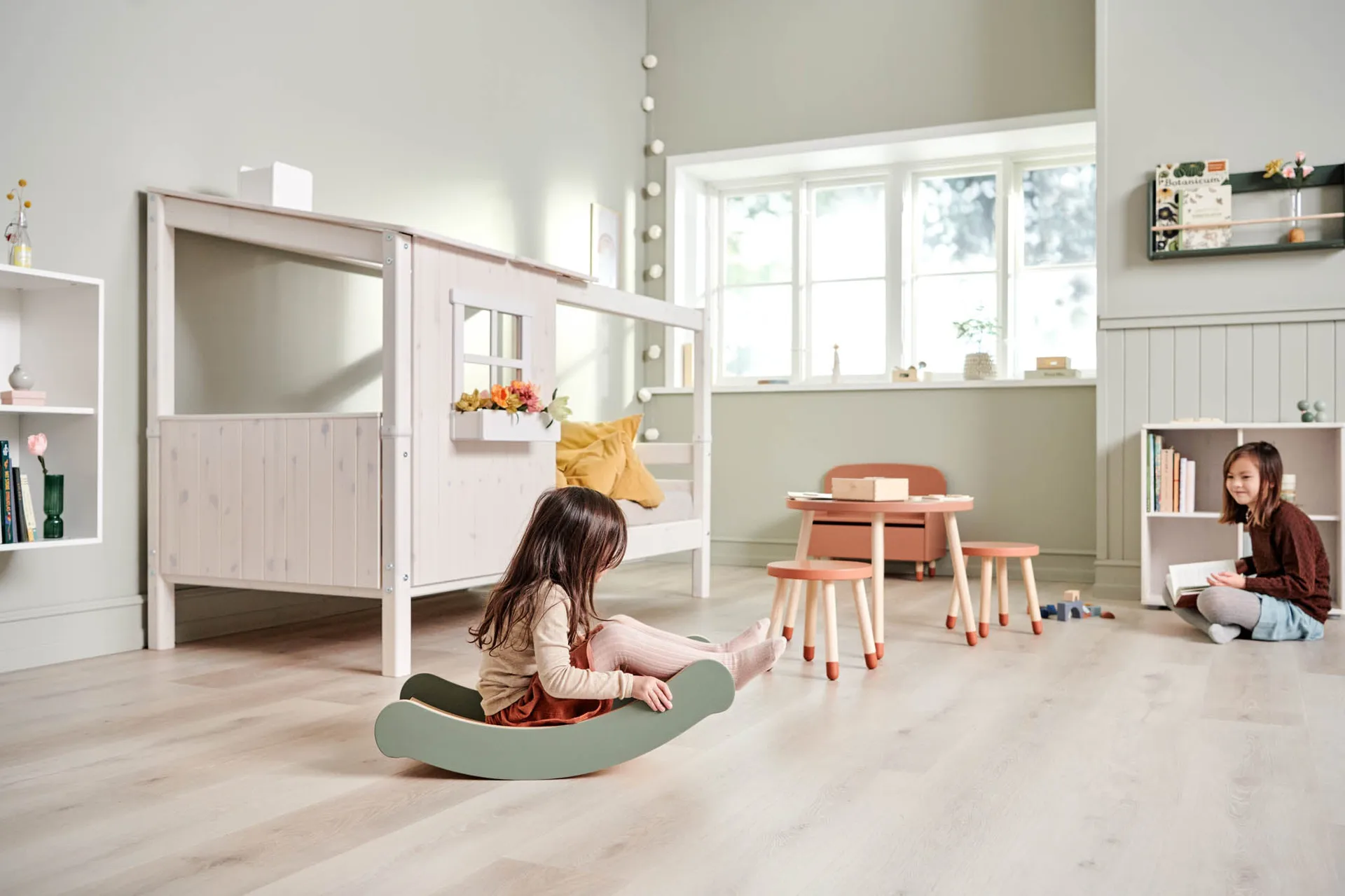 플레이 밸런스 보드 32x69 cm, Green FLEXA | 플렉사