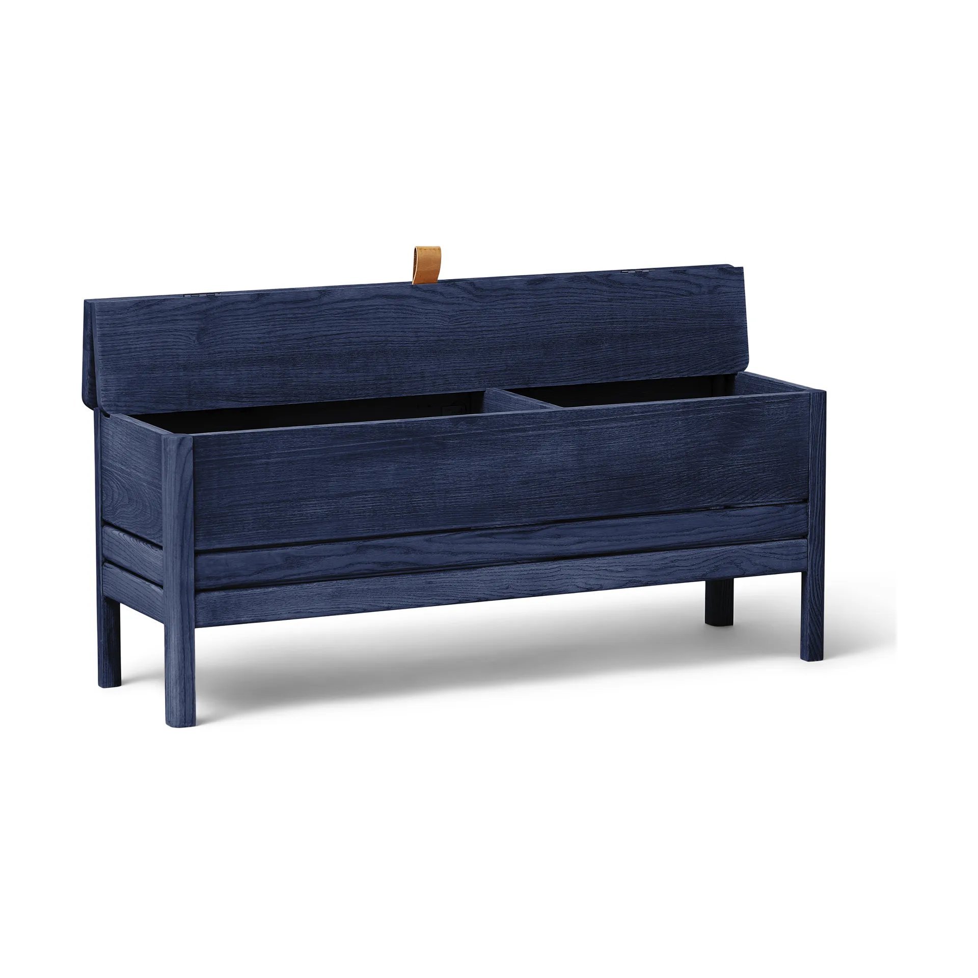 에이 라인 수납 벤치 111 cm, Indigo Blue Special Edition Form & Refine