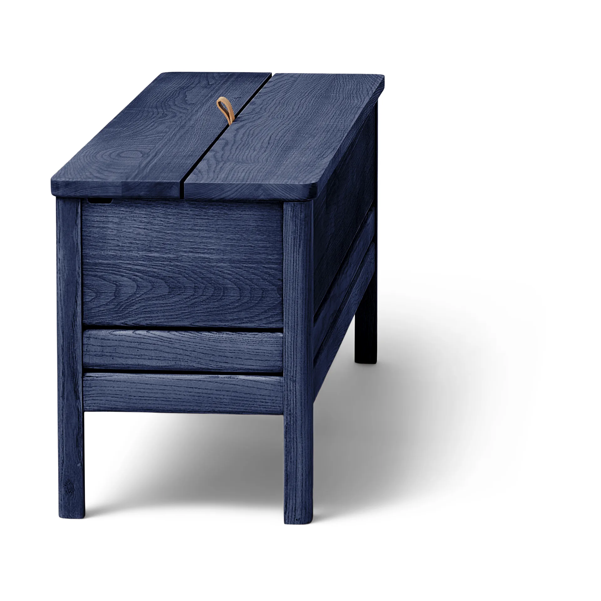 에이 라인 수납 벤치 111 cm, Indigo Blue Special Edition Form & Refine