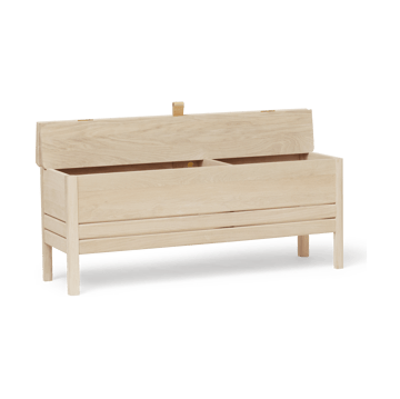 에이 라인 수납 벤치 111 cm - White oak - Form & Refine