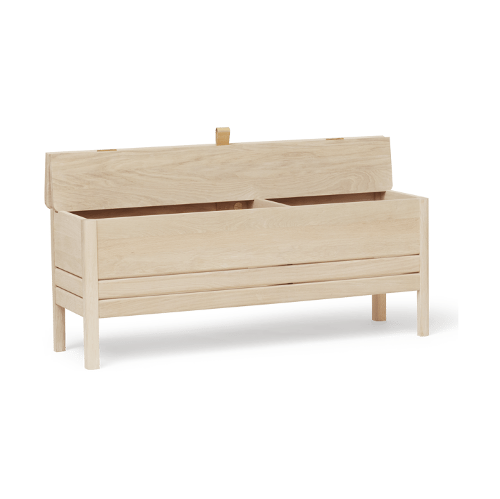 에이 라인 수납 벤치 111 cm, White oak Form & Refine
