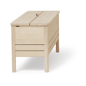 에이 라인 수납 벤치 111 cm - White oak - Form & Refine