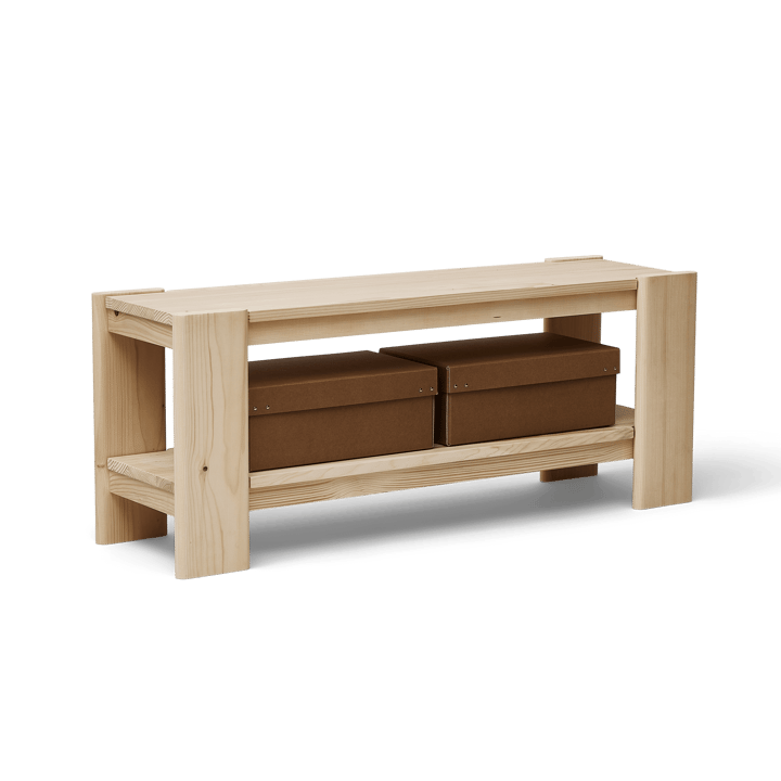 빔 벤치 112 cm, Pinewood Form & Refine