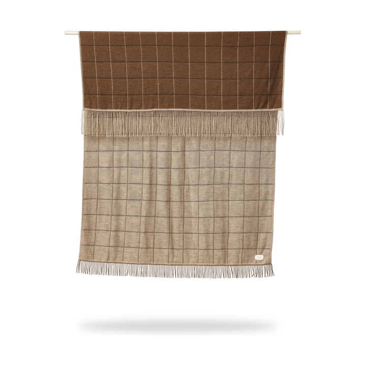 아이마라 블랭킷 130x190 cm - New square brown - Form & Refine