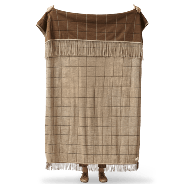 아이마라 블랭킷 130x190 cm - New square brown - Form & Refine