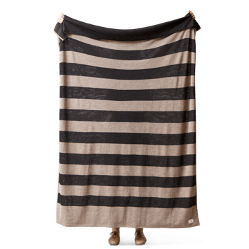 아이마라 블랭킷 130x190 cm - Ribbon Beige-black - Form & Refine