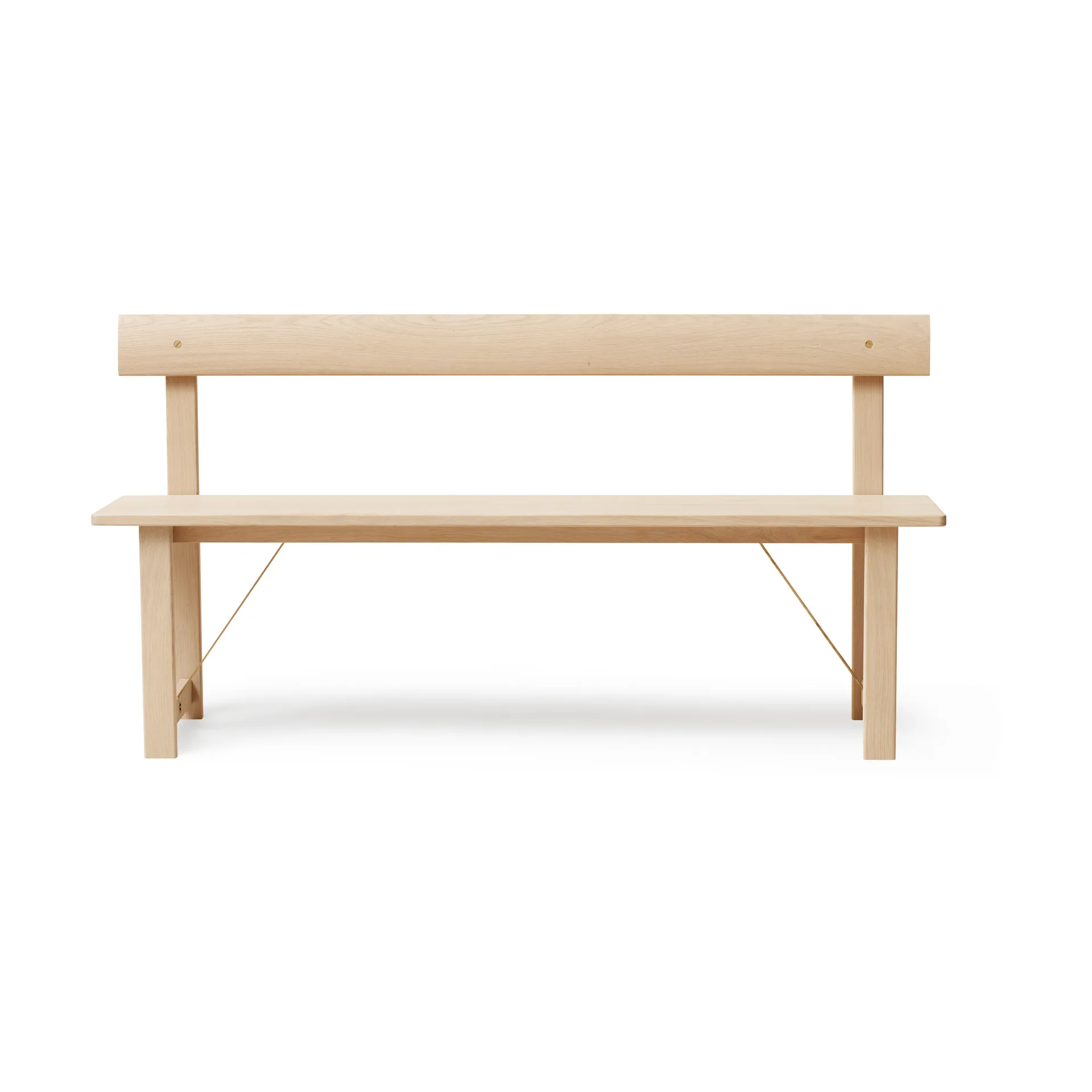 포지션 벤치 155 cm, Oak-brass Form & Refine