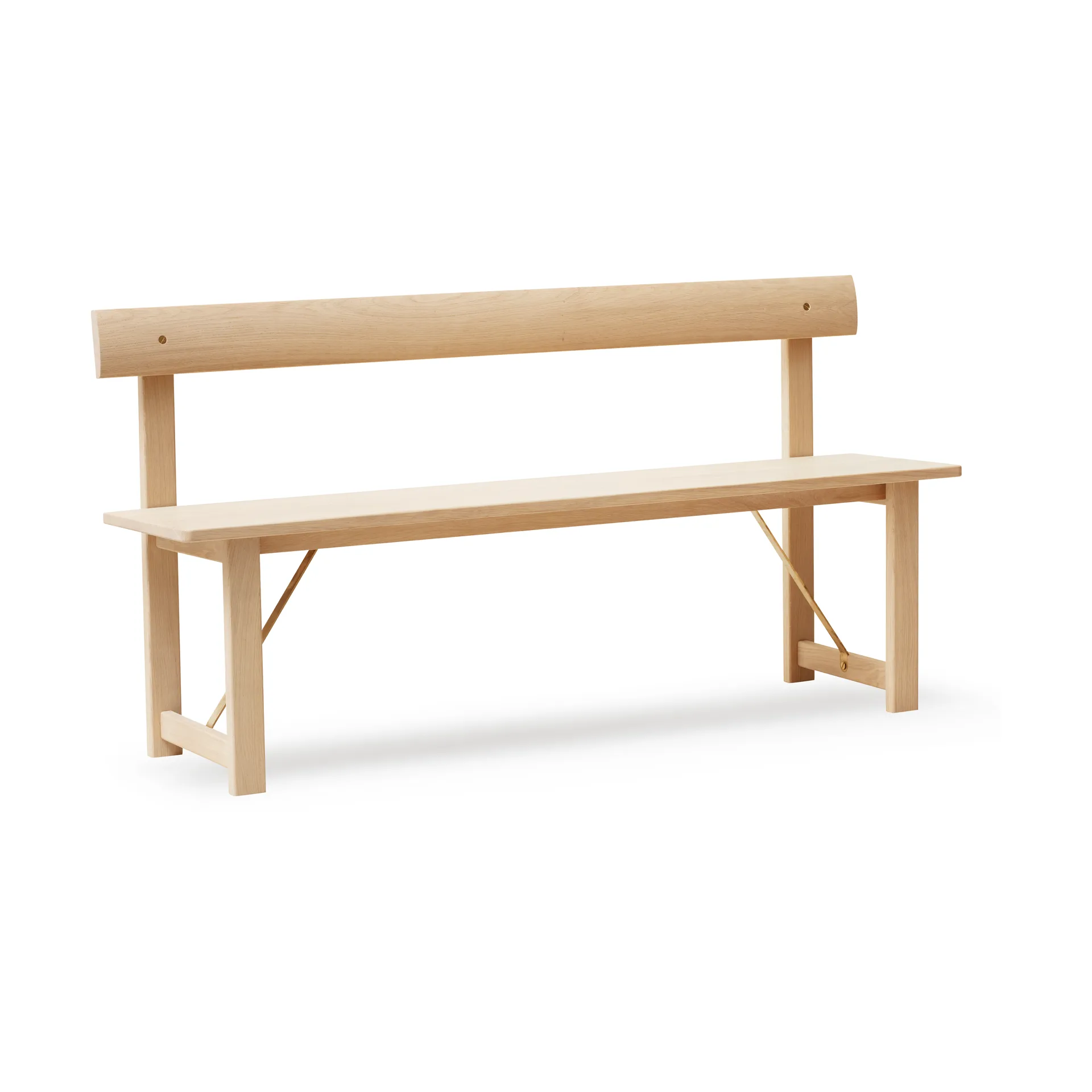 포지션 벤치 155 cm, Oak-brass Form & Refine