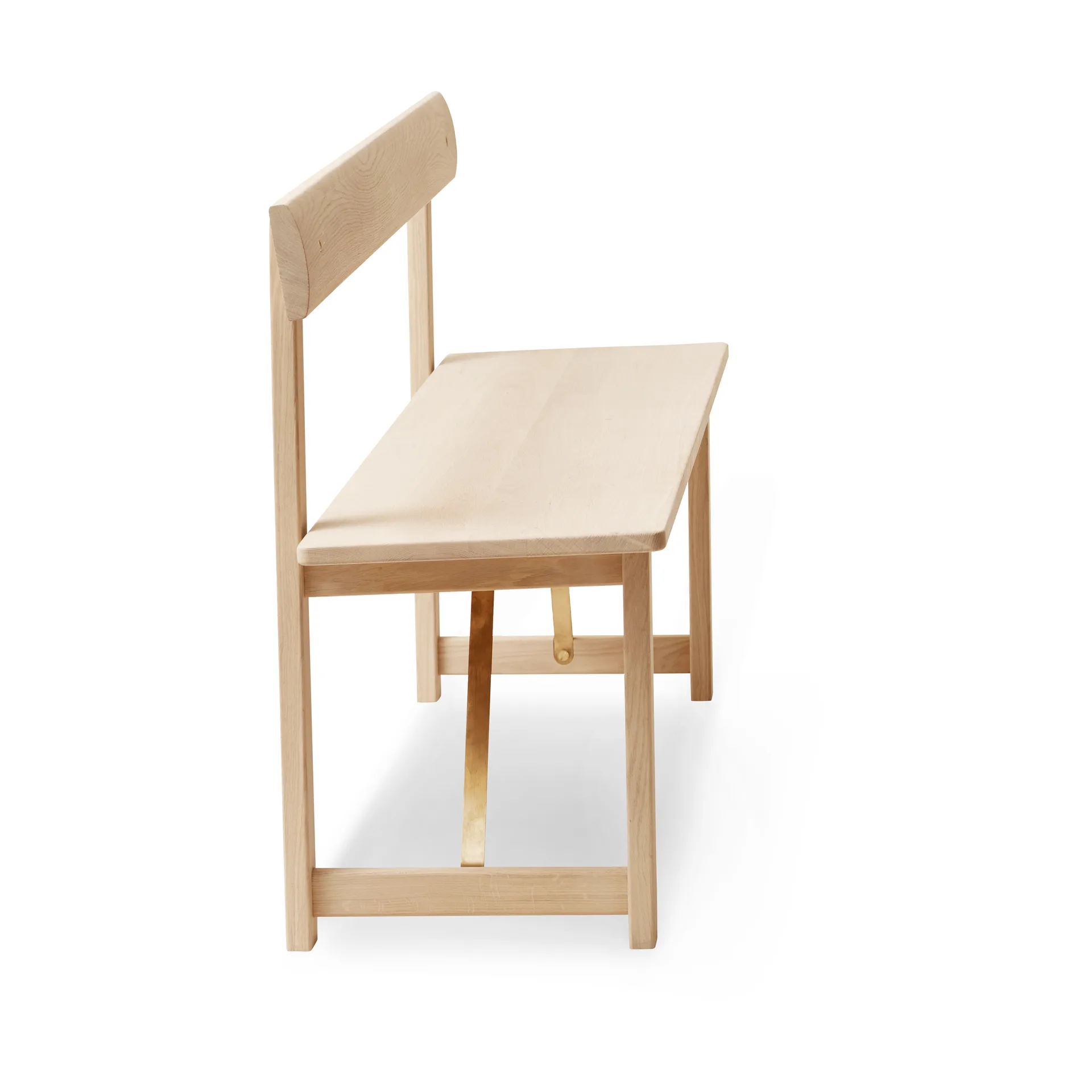 포지션 벤치 155 cm, Oak-brass Form & Refine