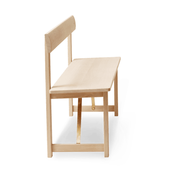 포지션 벤치 155 cm - Oak-brass - Form & Refine