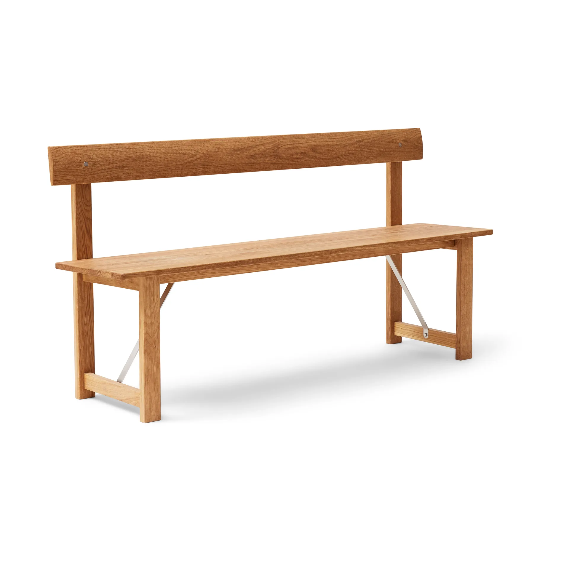 포지션 벤치 155 cm, Oak-steel Form & Refine