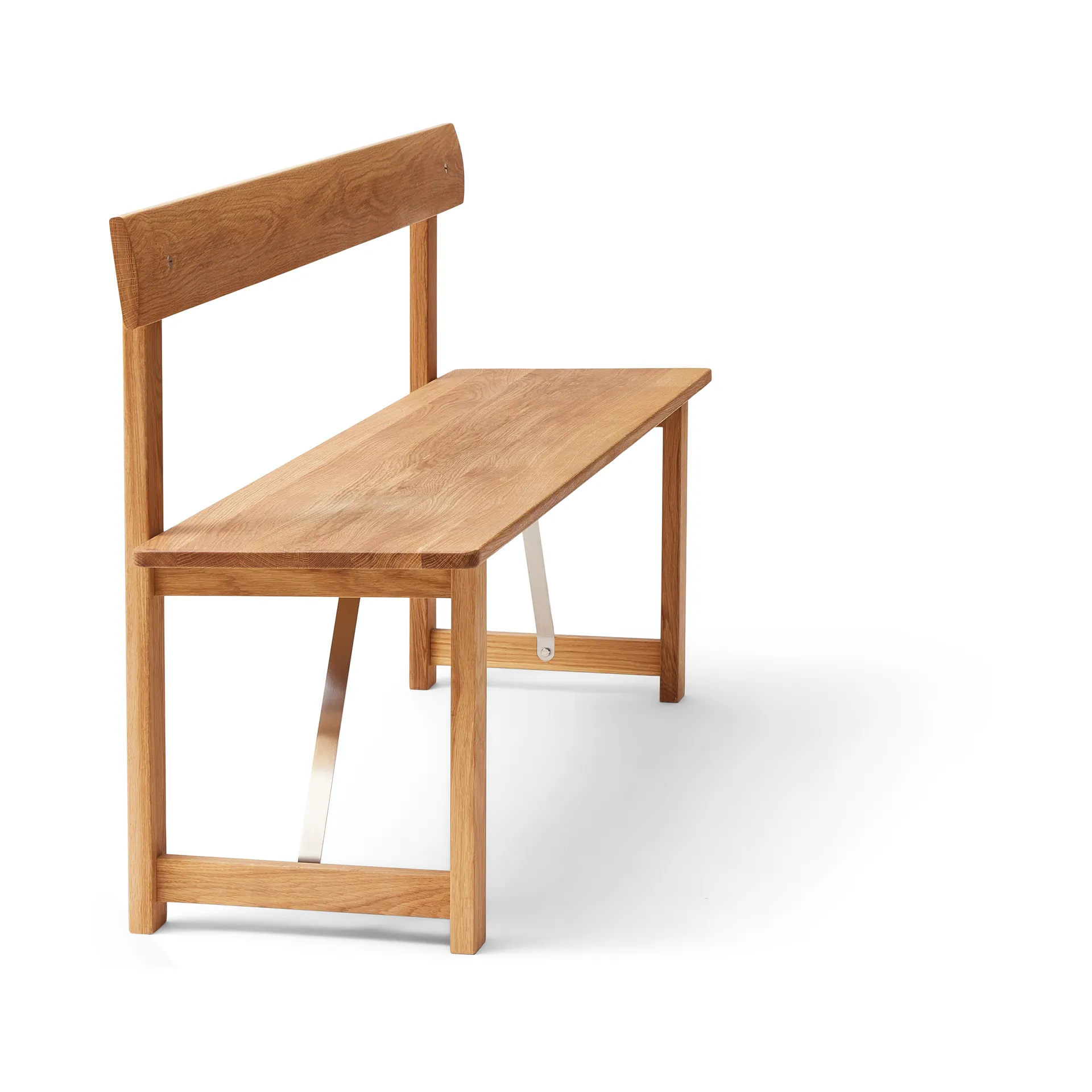 포지션 벤치 155 cm, Oak-steel Form & Refine