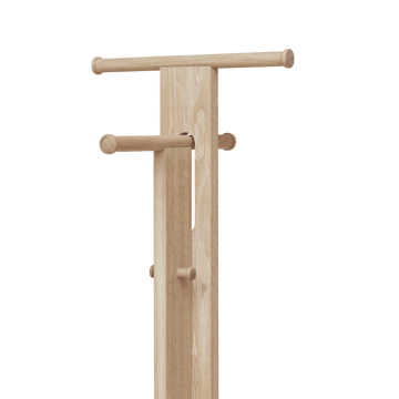 포이어 코트 랙 173.3 cm - White oak - Form & Refine