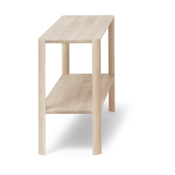 리프 선반 2단 57x100 cm - White oak - Form & Refine