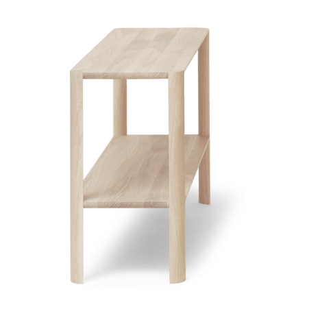 리프 선반 2단 57x100 cm, White oak Form & Refine
