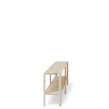 리프 선반 2단 57x200 cm - White oak - Form & Refine