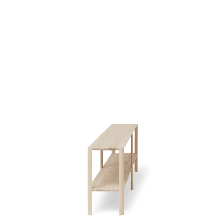 리프 선반 2단 57x200 cm, White oak Form & Refine