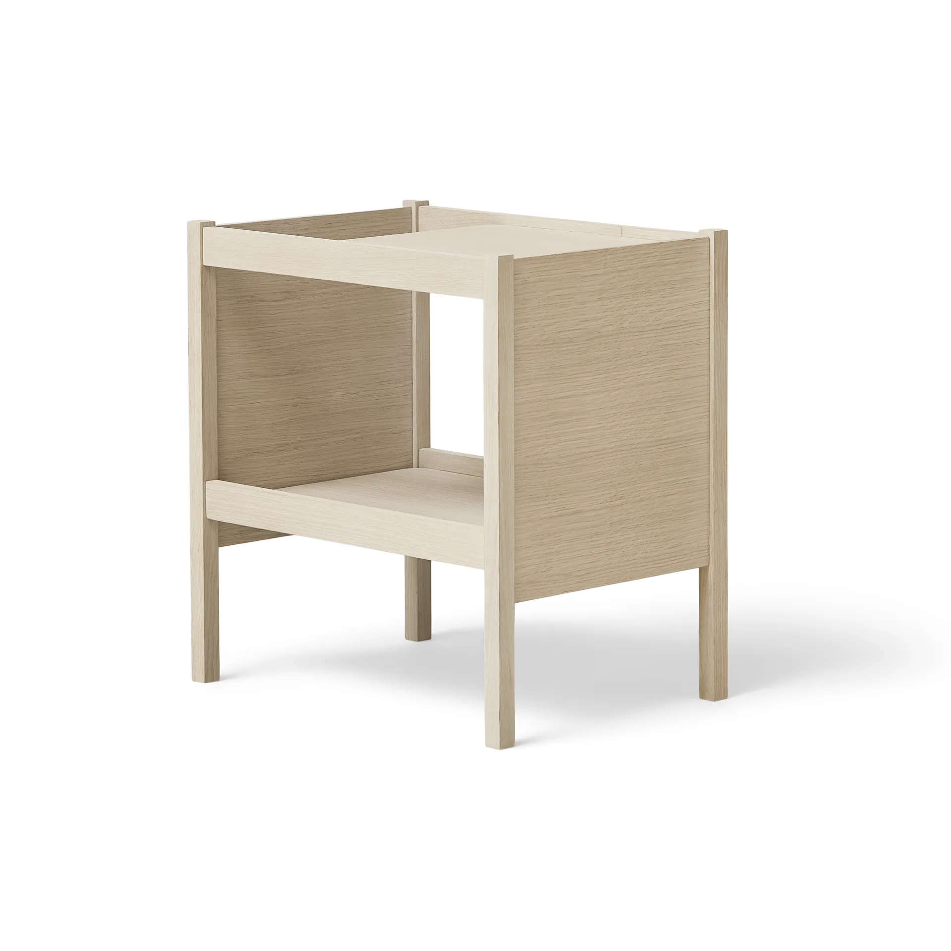 저널 사이드 테이블 29x43 cm, White oak Form & Refine