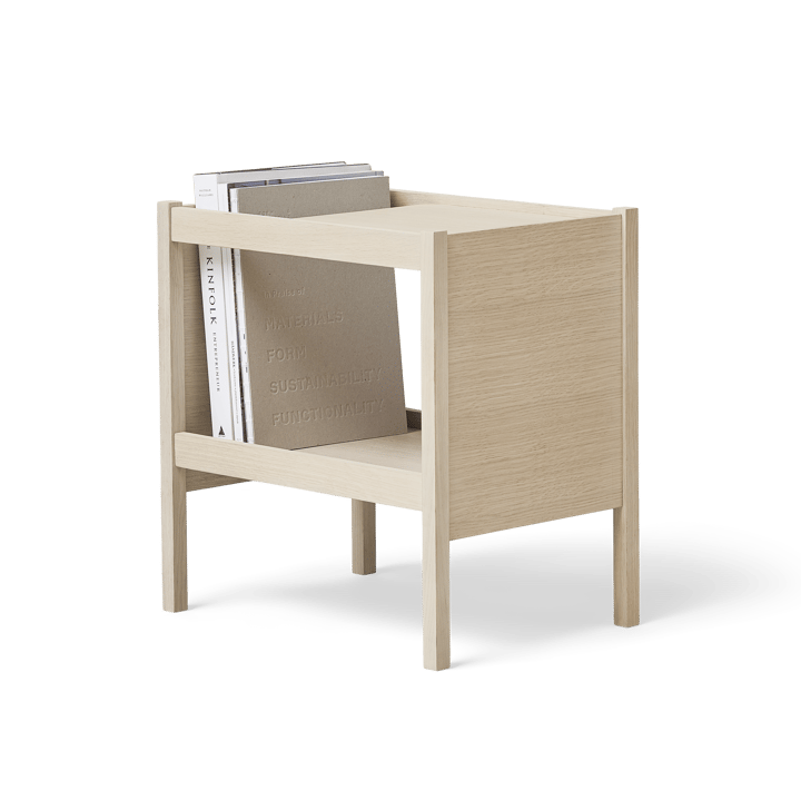 저널 사이드 테이블 29x43 cm, White oak Form & Refine