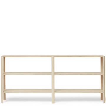 리프 선반 3단 92x200 cm - White oak - Form & Refine