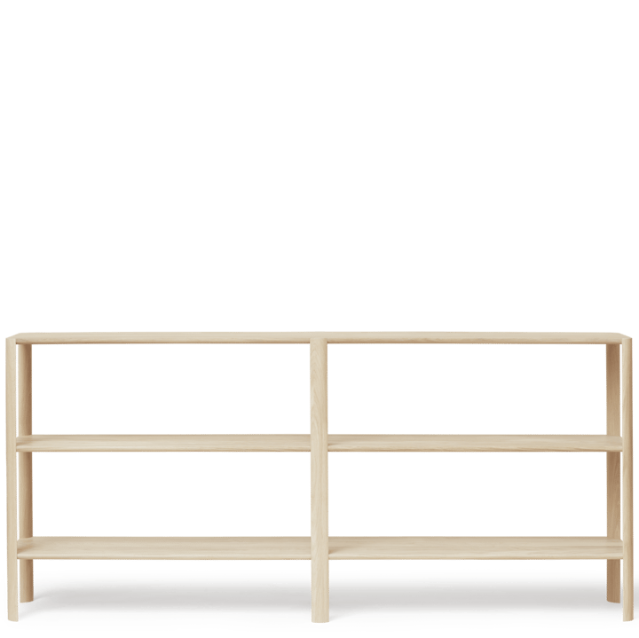 리프 선반 3단 92x200 cm, White oak Form & Refine