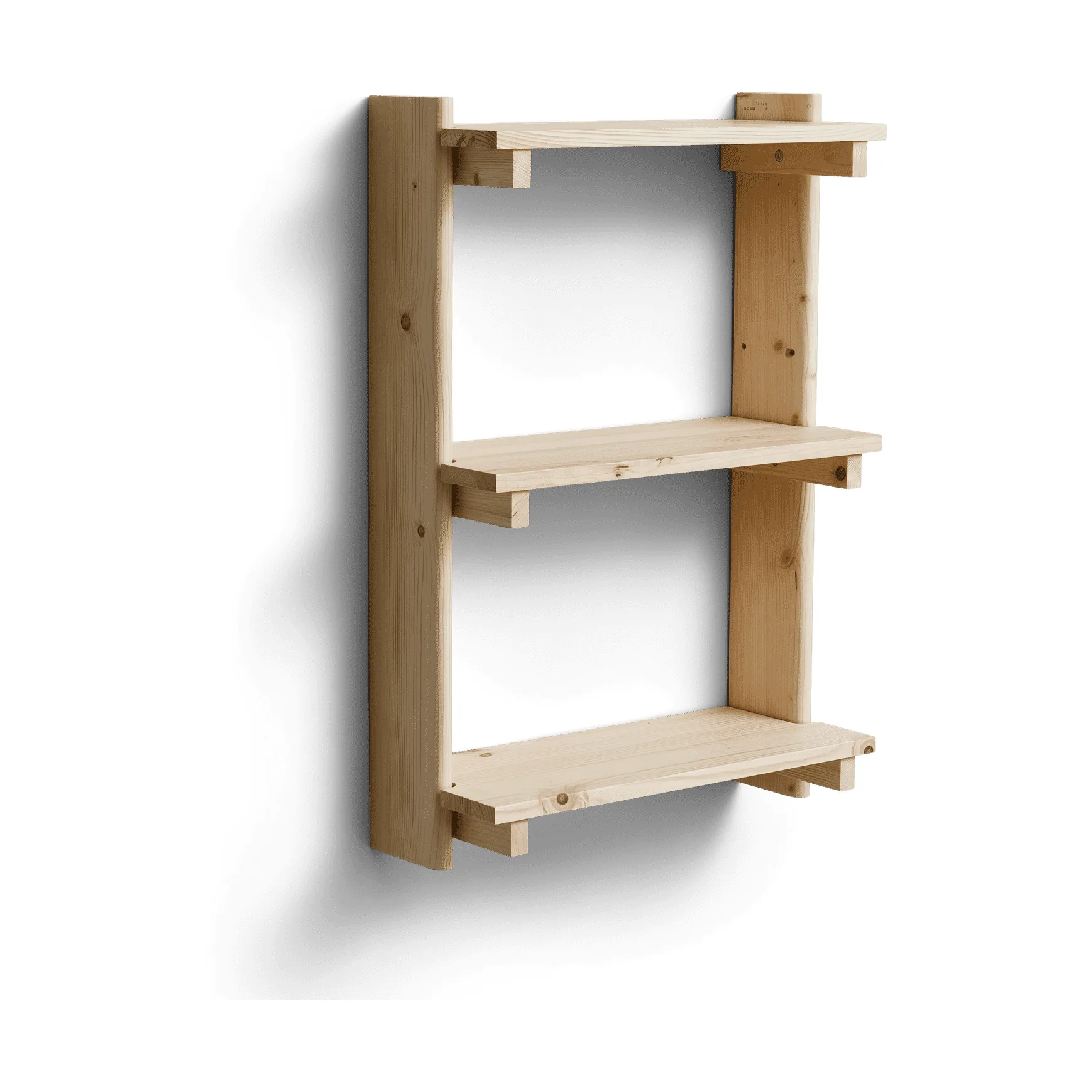 빔 벽 선반 3단, Pinewood Form & Refine