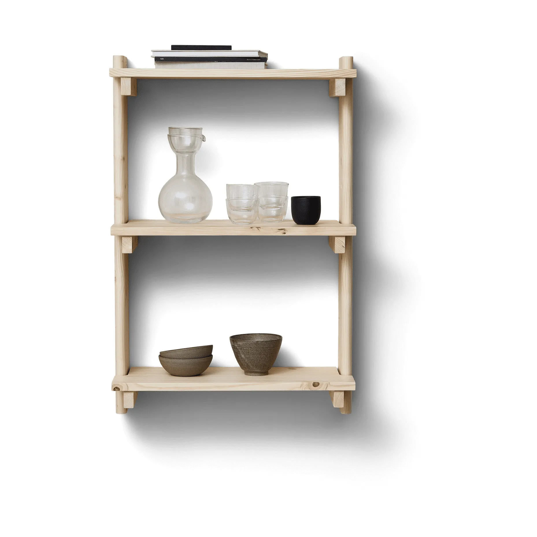 빔 벽 선반 3단, Pinewood Form & Refine