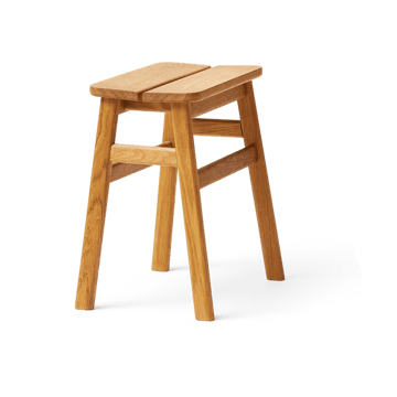 앵글 스탠다드 스툴 45 cm - Oak - Form & Refine