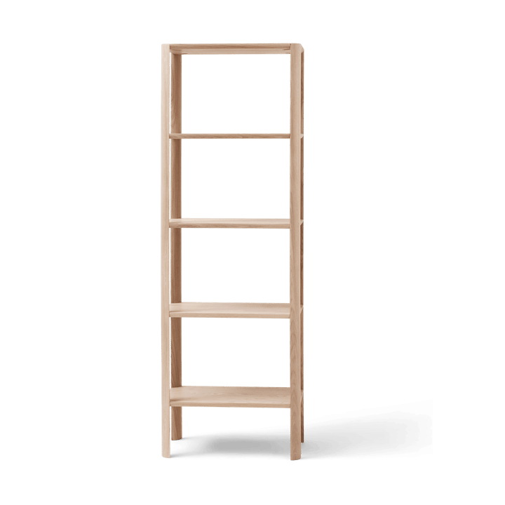 리프 선반 5단 55x162 cm, White oak Form & Refine