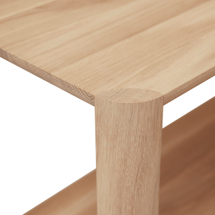리프 선반 5단 55x162 cm, White oak Form & Refine