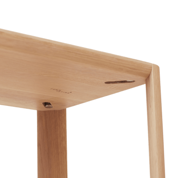 리프 선반 5단 55x162 cm - White oak - Form & Refine