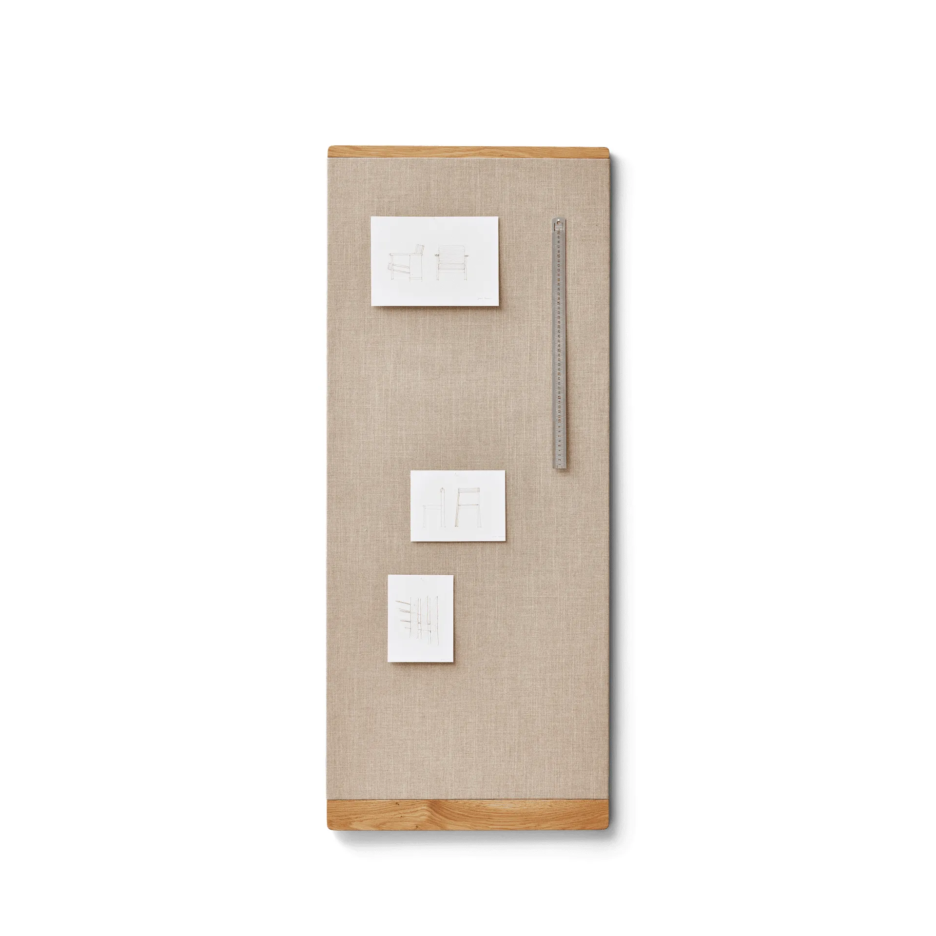 림 노티스 보드 60x145 cm, Oak Form & Refine