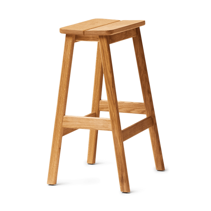 앵글 스탠다드 바 스툴 65 cm - Oak - Form & Refine