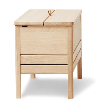 에이 라인 수납 벤치 68 cm - Oiled oak - Form & Refine